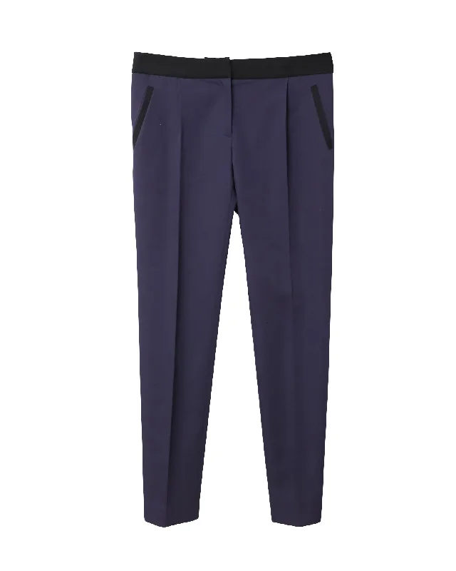 Everything Must Go!Balenciaga.Pants Slim Trousers in Purple Polyester