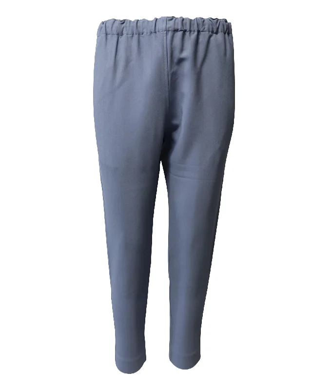 Save More When You Shop More!Bassike Tapered Pants in Blue Viscose