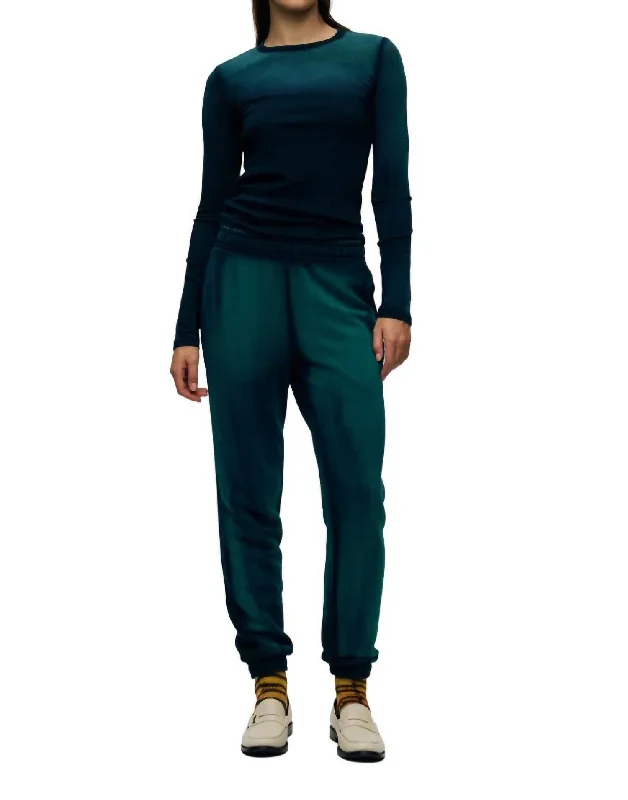 Huge Price Cuts Await!Brooklyn Sweatpants In Teal Blue Cast