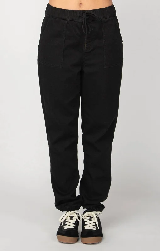 Flash Sale – Act Fast!Denim Knit Jogger In Black