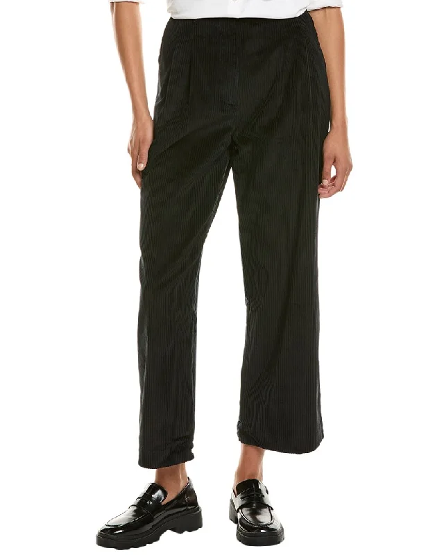 Save Up to 50% Off!DONNI. Cord Pleated Trouser
