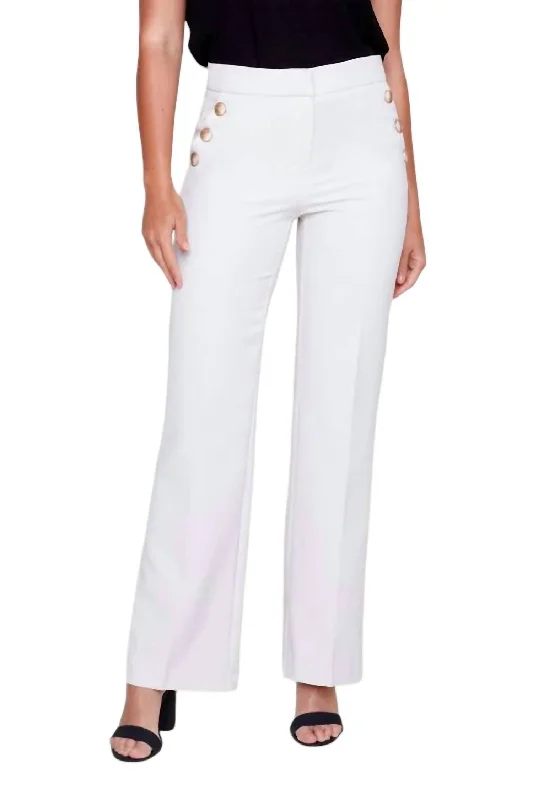 More Discounts, More Joy!Flared Pant In Oyster