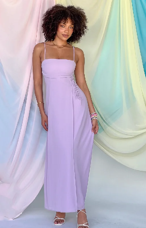 Hottest Discounts of the Year!Flossie Lilac Maxi Sleeveless Dress