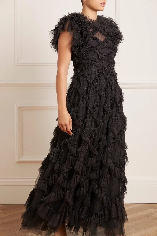 Shop Before It’s Gone!Genevieve Ruffle Gown