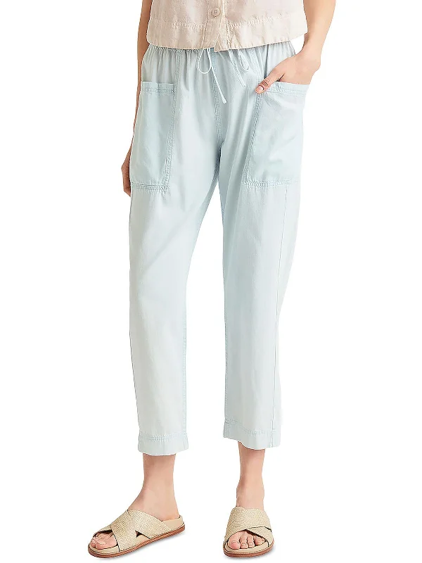 Limited-Time Price Drop!Gia Womens Chambray Mid-Rise Ankle Pants