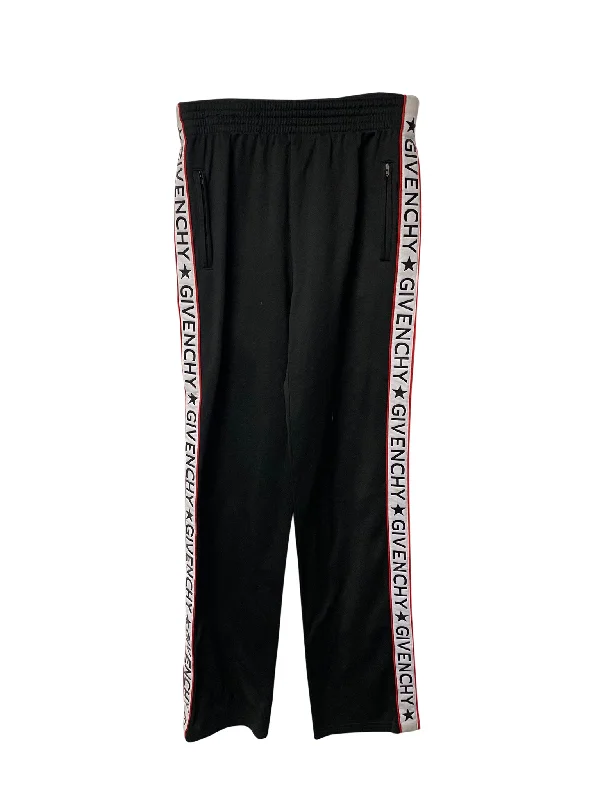Today’s Deals, Tomorrow’s Regrets!Givenchy Logo Tape Track Pants in Black Polyester