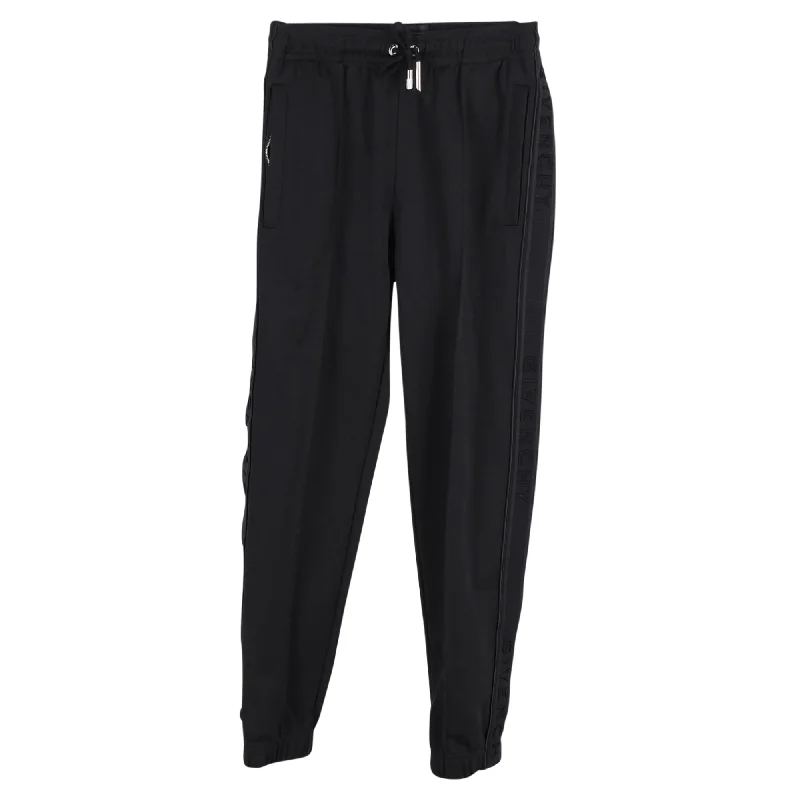Score Huge Discounts Today!Givenchy Webbing Jogger Sweatpants in Black Polyester