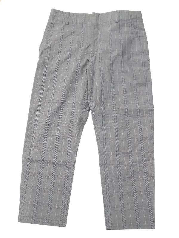 Limited Deals, Unlimited Savings!Isabel Marant Etoile Plaid Trousers in Grey Cotton