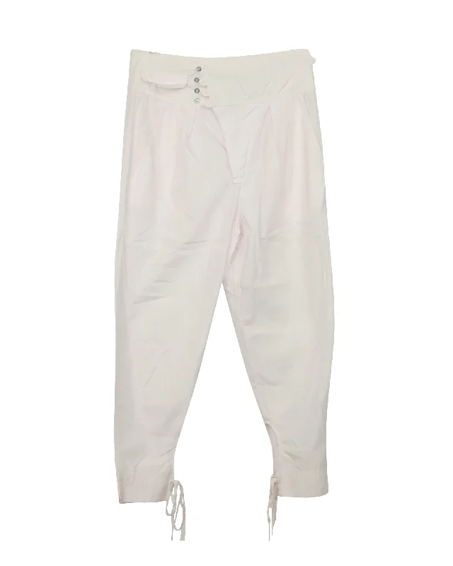 Act Fast – Limited Time Savings!Isabel Marant Straight Leg Pants in Pink Cotton