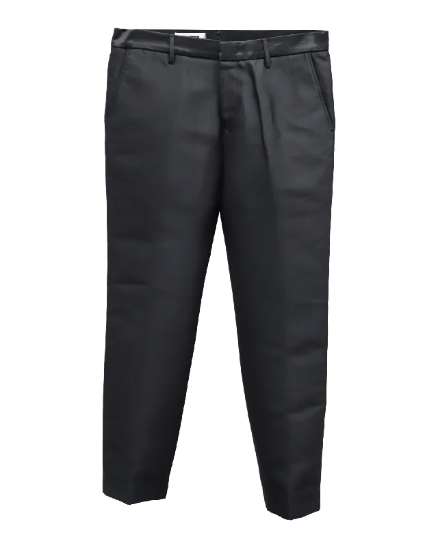 Buy One, Get One Free!Jil Sander Straight Pants in Black Cotton