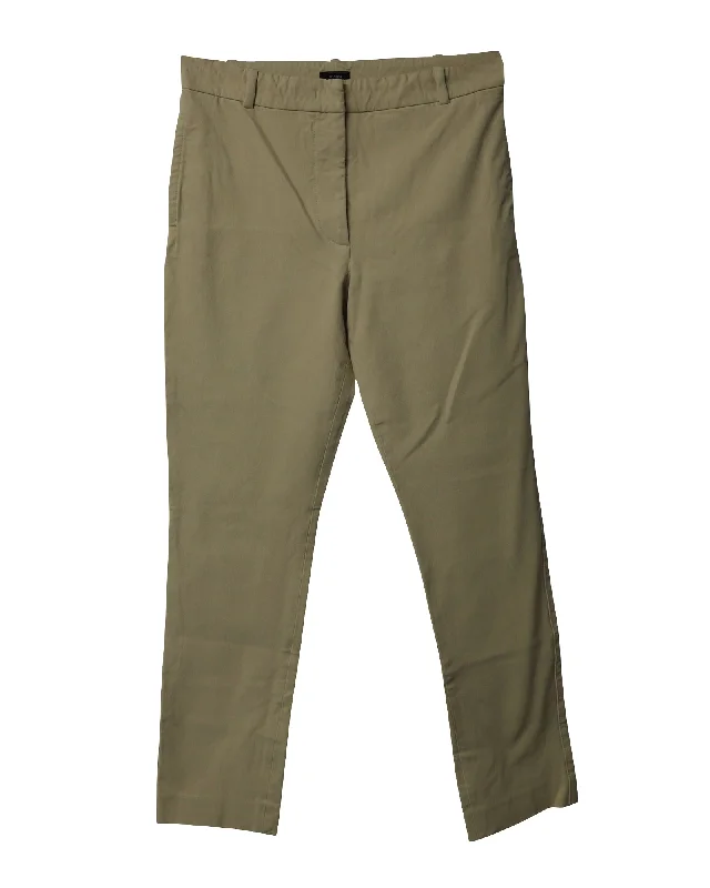 Hottest Discounts of the Year!Joseph Straight-Cut Trousers in Cream Viscose