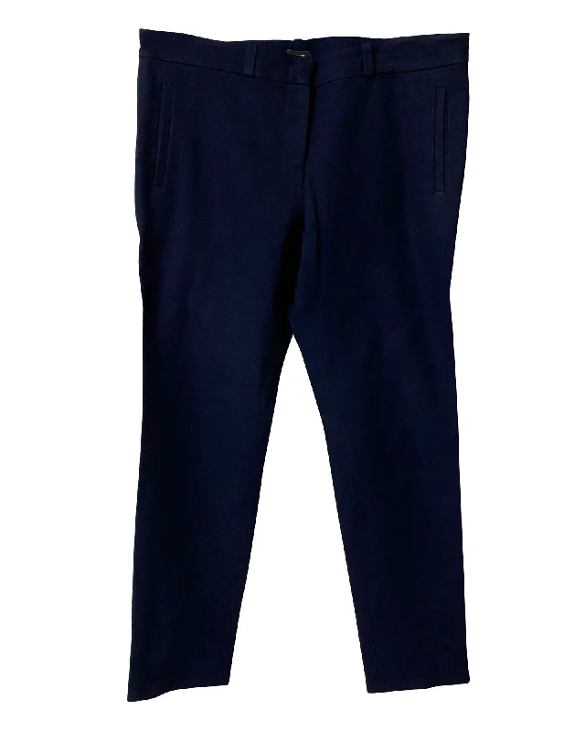 Every Deal is a Steal!Joseph Trousers with Pockets in Blue Viscose