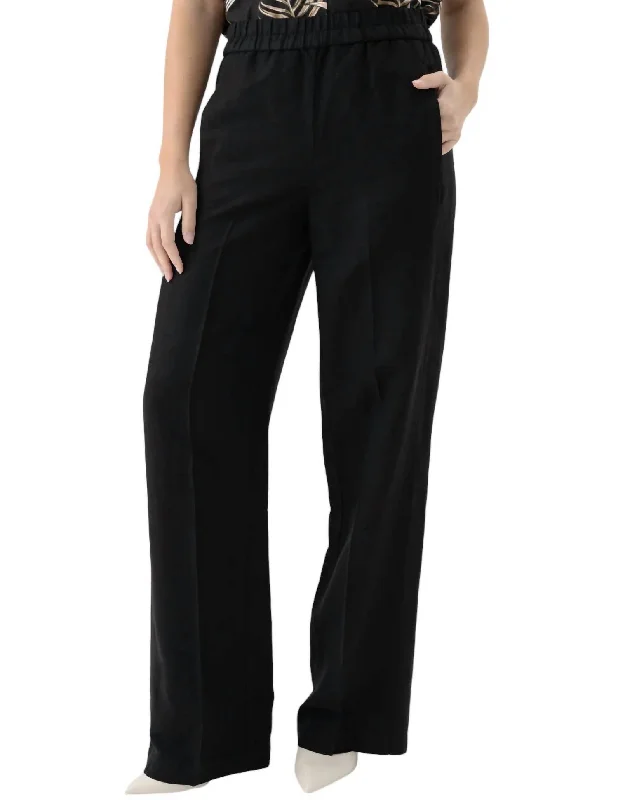 Your Favorite Sale is Back!Linen Woven Pant In Black