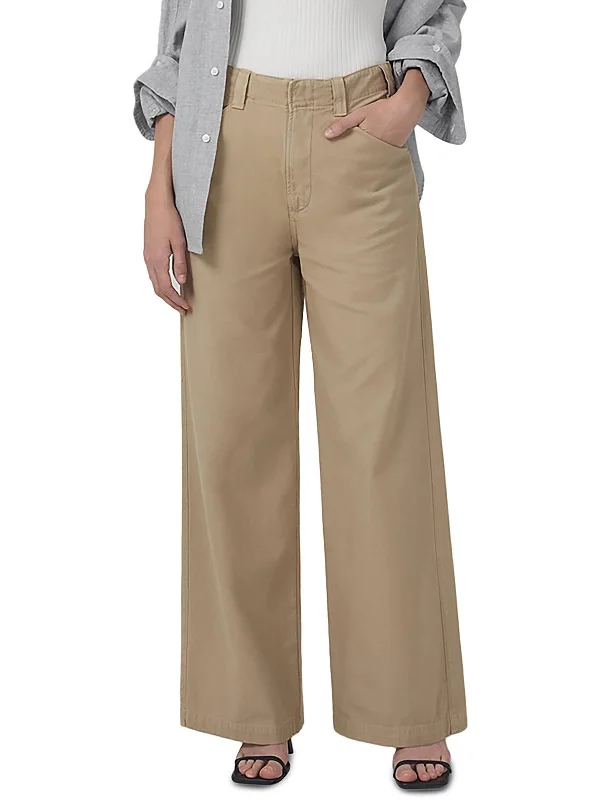 Flash Sale – Act Fast!Paloma Womens High Rise Knit Wide Leg Pants
