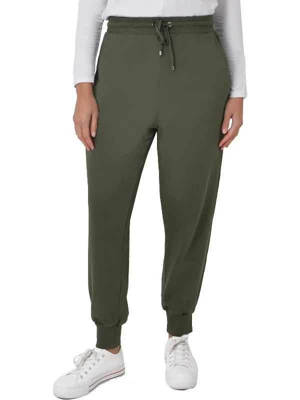 The Sale You’ve Been Waiting For!Plus Womens Side Stripe Drawstring Hem Jogger Pants