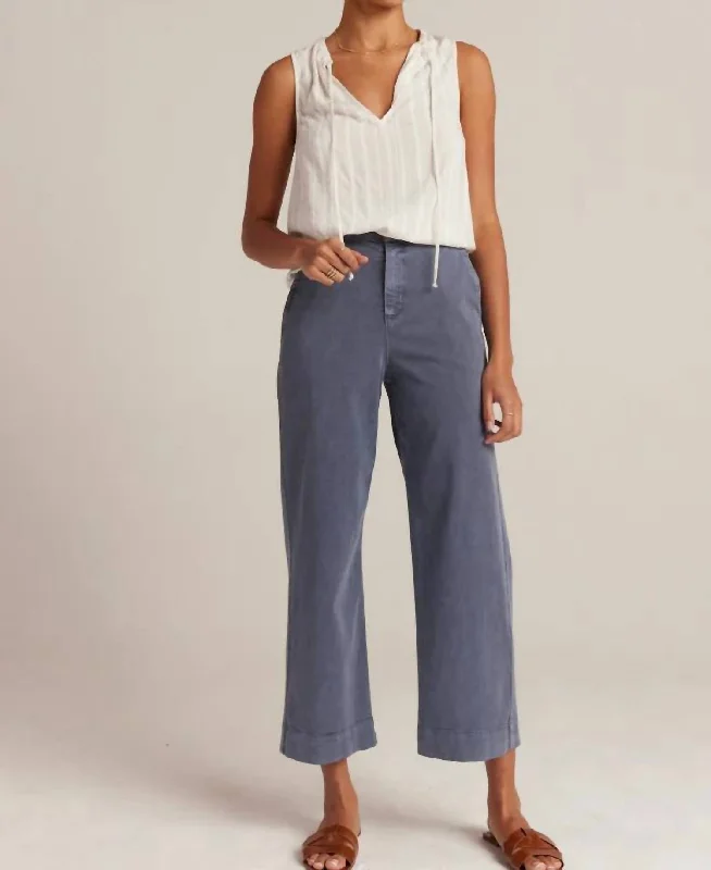 Incredible Savings Inside!Saige Wide Leg Crop Pants In Blue Marina