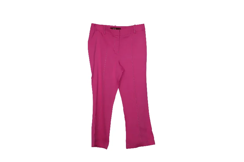 Hurry, Sale Ends Soon!Sies Marjan Danit Flared Cropped Tailored Trousers in Pink Viscose