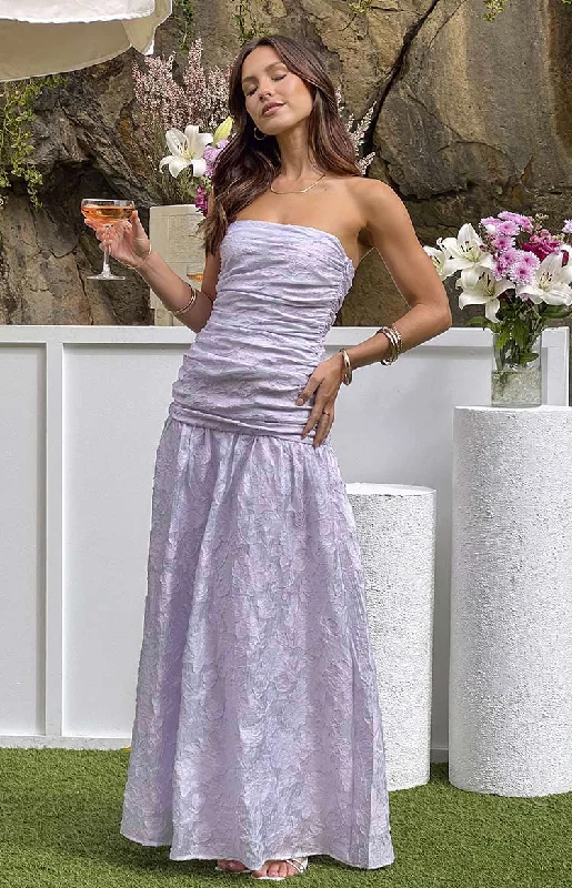Buy More, Pay Less!Sinclair Lilac Strapless Maxi Dress