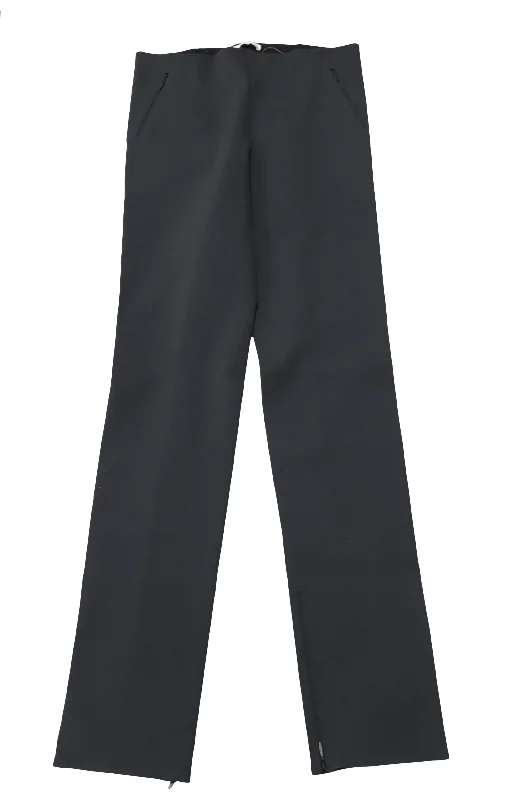 Exclusive Offers You’ll Love!The Row Corza Zipped Hem Trousers in Black Polyamide