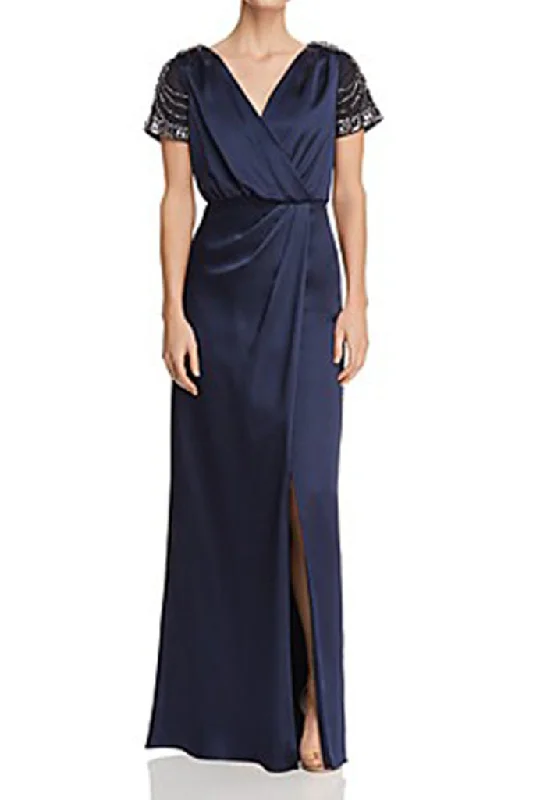 Your Favorite Items on Sale Now!AIDAN MATTOX-TWILIGHT CAP SLEEVE LONG DRESS