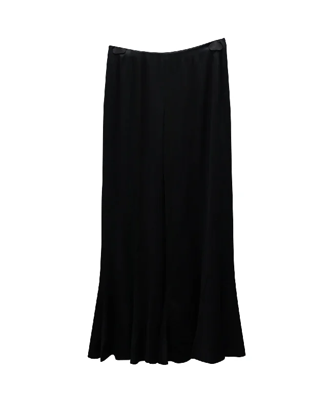 The Best Offers Are Here!Valentino Garavani Lounge Wide Leg Pants in Black Satin