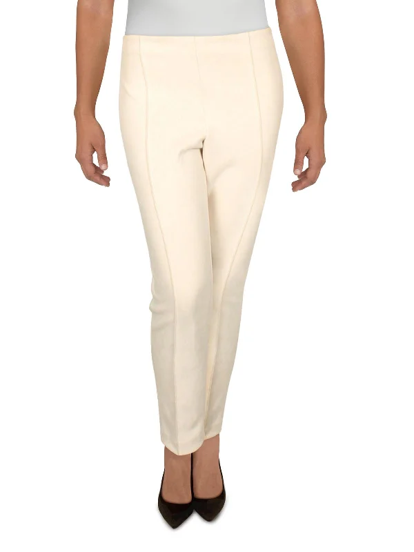 Special Discounts Inside!Womens Faux Suede Pull On Ankle Pants