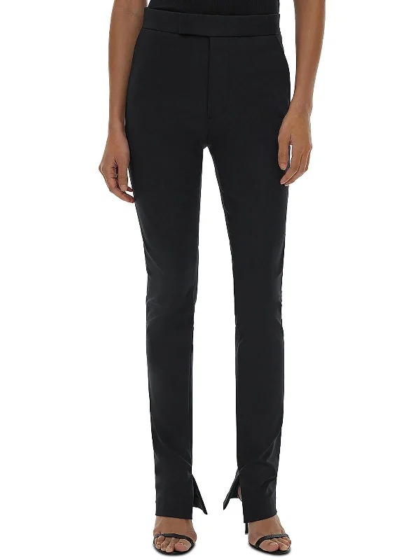 Shop Now and Save!Womens High Rise Split Hem High-Waisted Pants