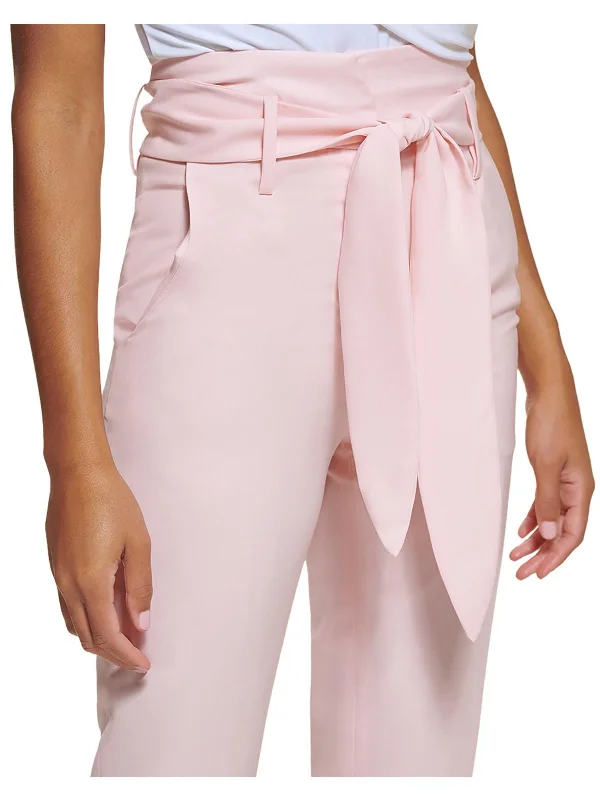 Shop Smart, Save Big!Womens Polyester Flat-Front High-Waist Pants