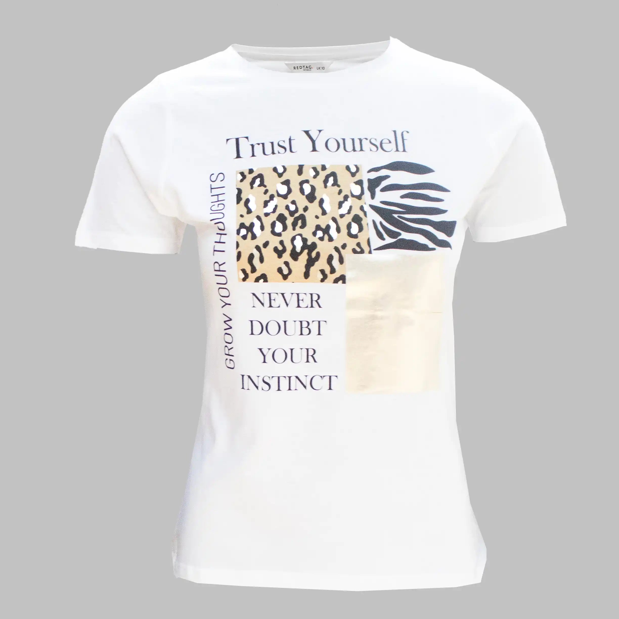 Enjoy Huge Discounts Now!White Printed T-Shirt