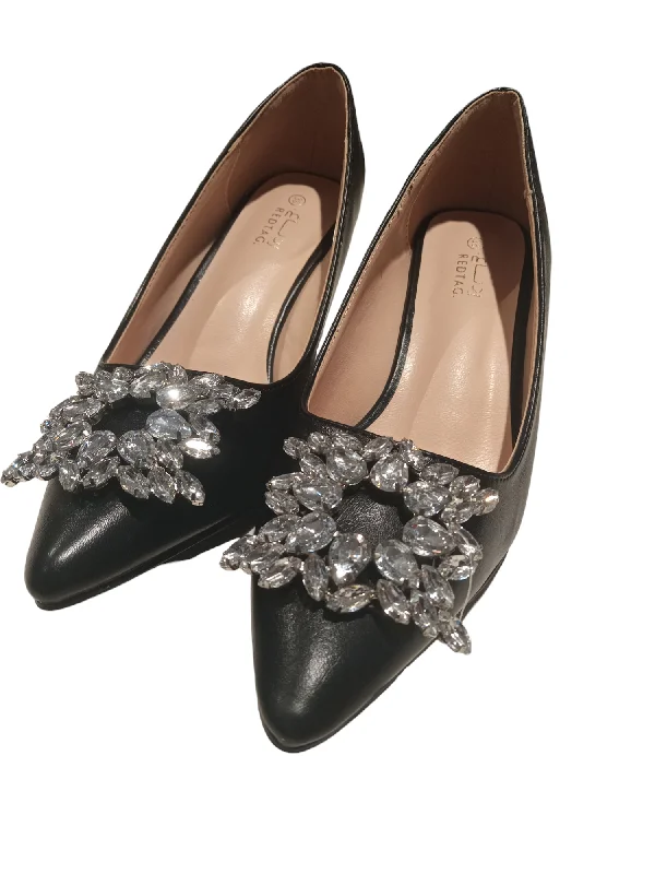 Sale Alert – Get Ready to Shop!Black Court With Embellishment