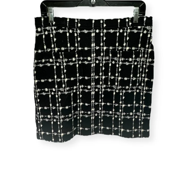 Savings You Can’t Ignore!Black & White Skirt Mini & Short Elliott Lauren, Size 4