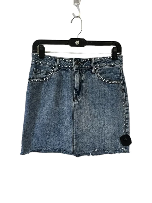 Don't Miss Out!Blue Denim Skirt Designer Pistola, Size 26