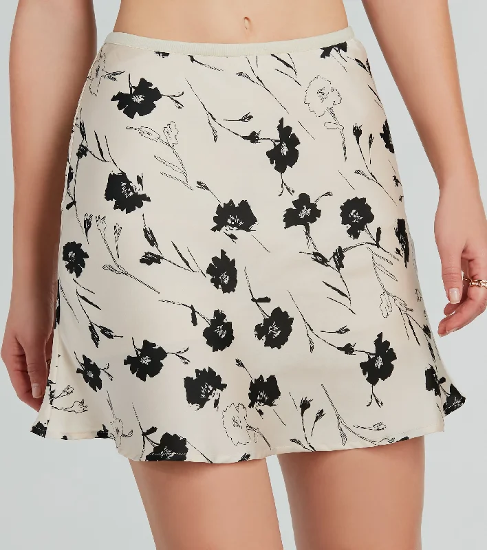 Shop Smart, Save Big!Fashionable Floral Mini Skort