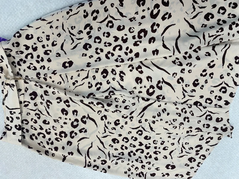 Time to Save Big!Leopard Print Skirt Midi Nine West, Size S