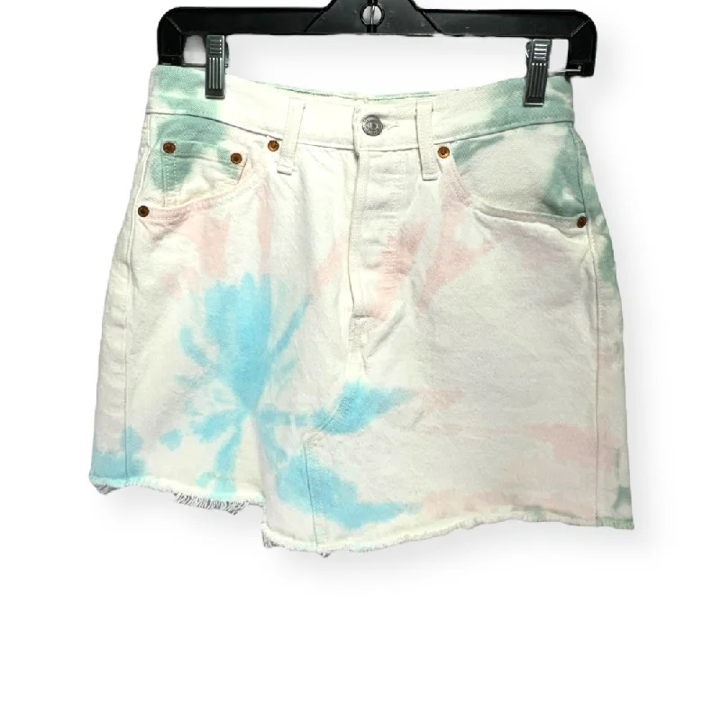 Today’s Deals, Tomorrow’s Regrets!Multi-colored Skirt Mini & Short Levis, Size 4