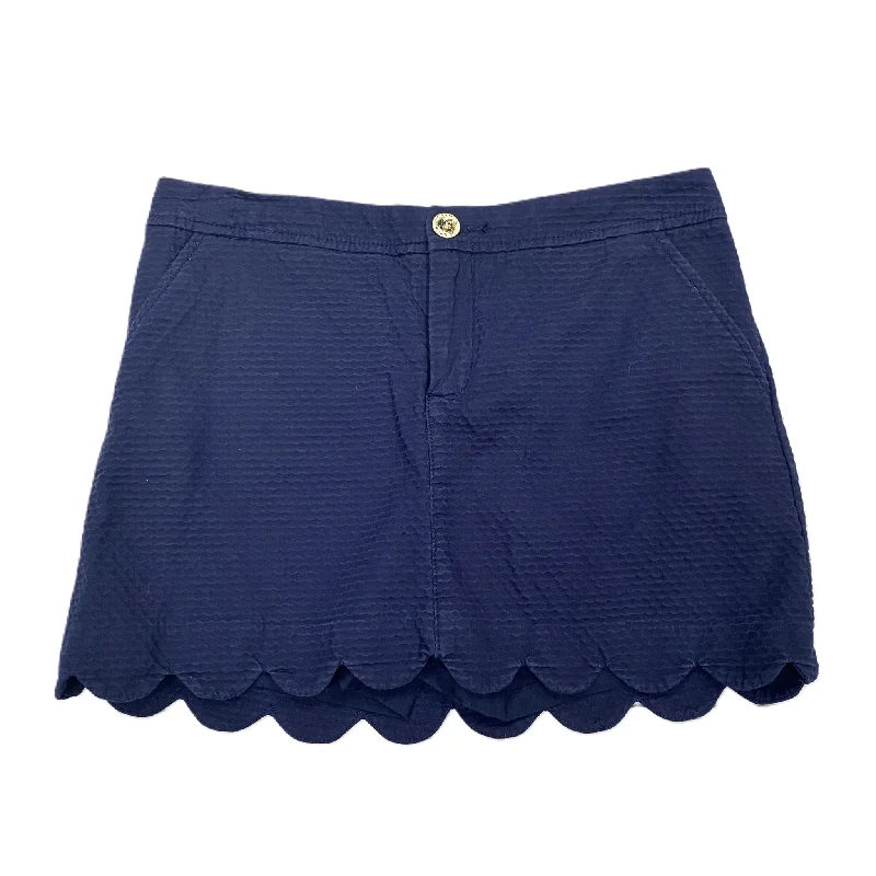 Buy More, Save More!Navy Skirt Designer By Lilly Pulitzer, Size: 4