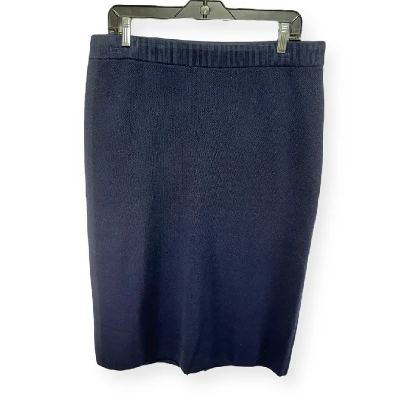 Crazy Discounts Inside!Navy Skirt Midi Talbots, Size L
