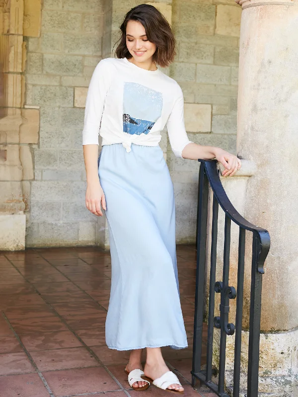 Hottest Discounts of the Year!Pashmina Lyocell Slip Skirt
