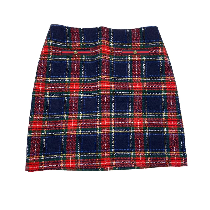 Limited Deals, Unlimited Savings!PLAID PATTERN SKIRT MINI & SHORT by TALBOTS Size:10