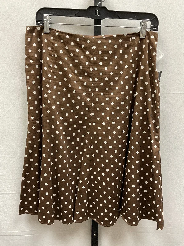 Save Up to 50% Off!Polkadot Pattern Skirt Midi Jones New York, Size 10