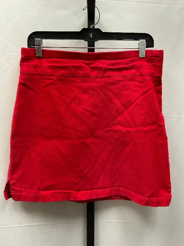 Limited Deals, Unlimited Savings!Red Skirt Mini & Short Rafaella, Size L