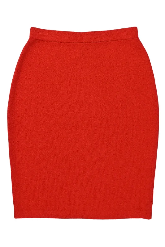 Limited Stock Available![WW35305] St. John | knee Length Skirt