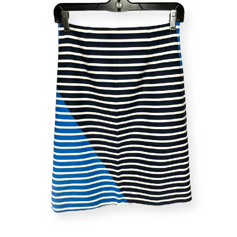 Get the Best for Less!Striped Pattern Skirt Midi J. Crew, Size 0