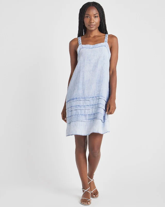 The Best Sale of the Year!Bleached Indigo Celine Mini Dress