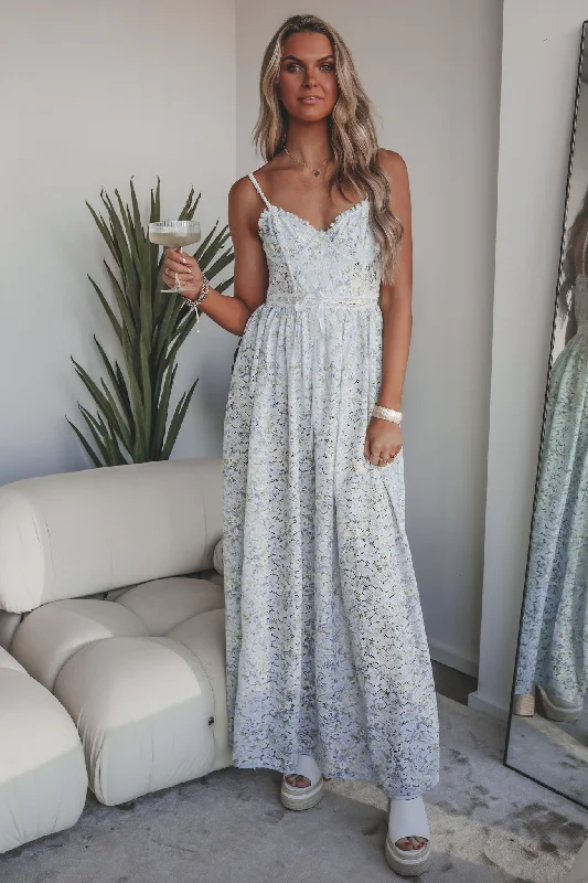 Special Offer – Act Fast!FOR LOVE & LEMONS DRESS Cecelia Lace Maxi Dress