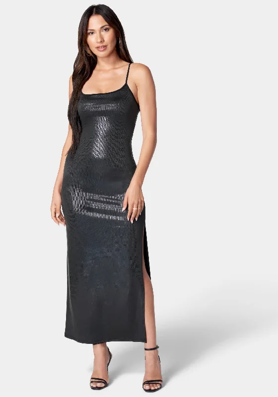 Enjoy Huge Discounts Now!Hologram Maxi Dress
