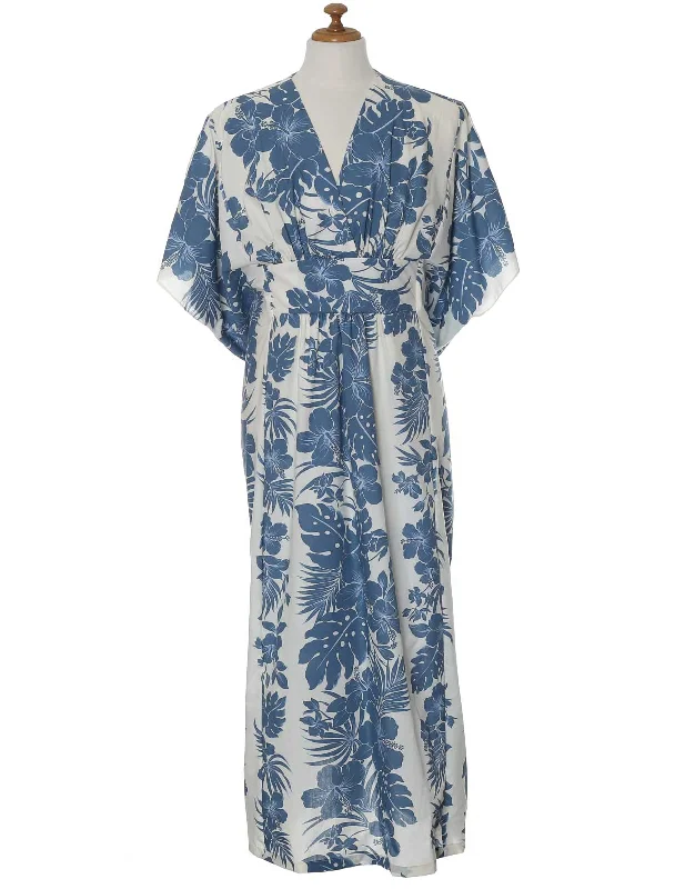Every Deal is a Steal!Lei Hibiscus Hawaiian Caftan Dress