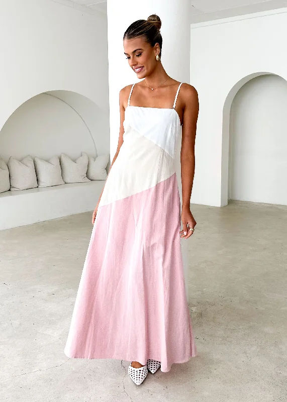 Get More for Less!Maliah Maxi Dress - Pink Splice