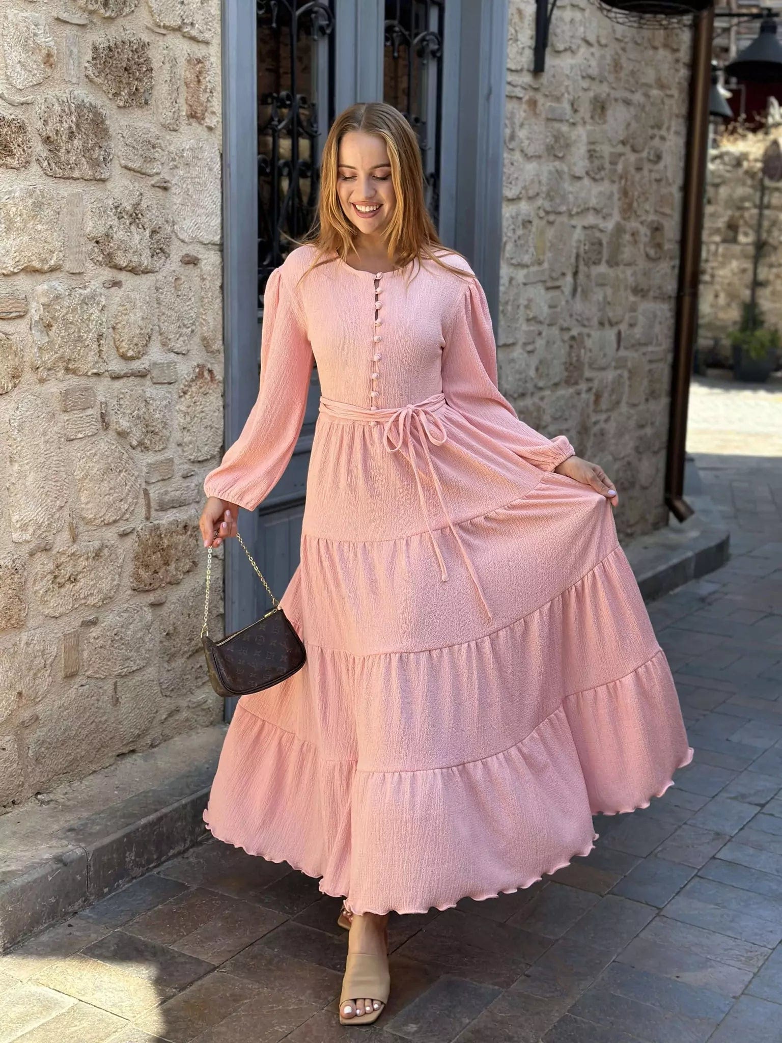 Shop More, Spend Less!Matilda Dress - Peach