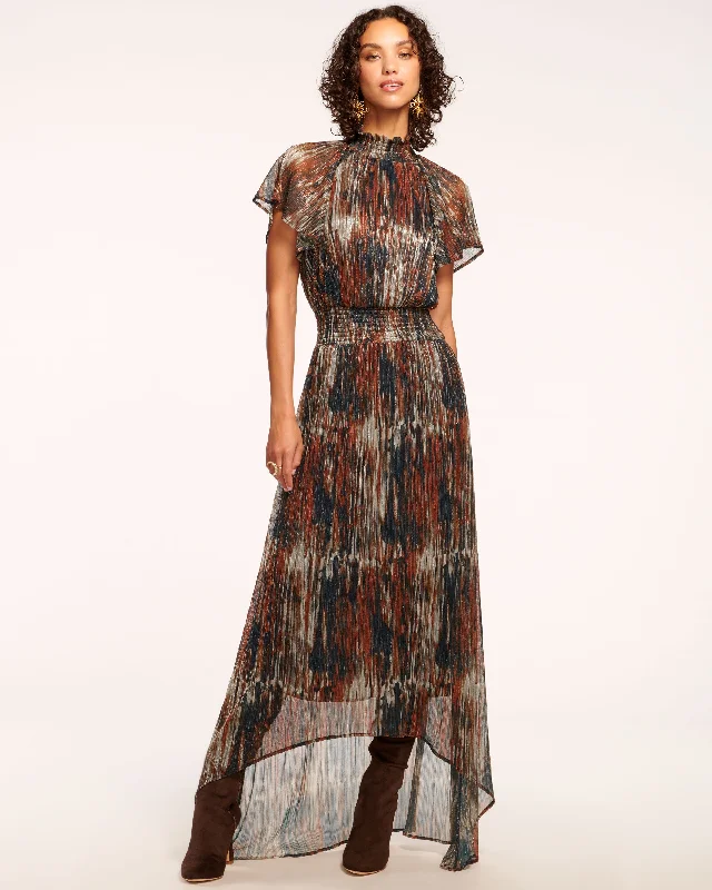 Mega Sale Happening Now!Mellie Smocked Flutter Sleeve Maxi Dress